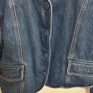 Veronica Beard Dark Blue Denim Jacket